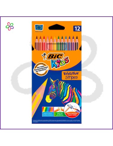 Lápices de colores Bic Kids 12 u