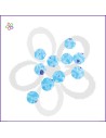 Cuentas de vidrio mil flores azul