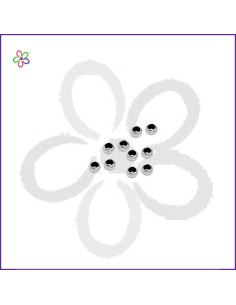 Bola entrepieza plateada 4 mm