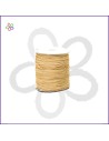 Cordón algodón trenzado beig 1mm