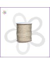 Cordón algodón trenzado blanco 1 mm