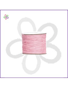 Cordón algodón trenzado rosa 1mm