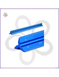 Escalímetro aluminio 15 cm