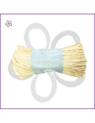 Rafia natural colores