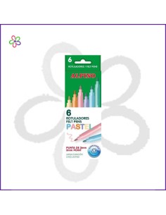 Rotuladores pastel Alpino 6...