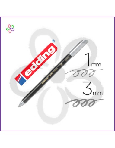 Rotulador Edding 1200 metálico