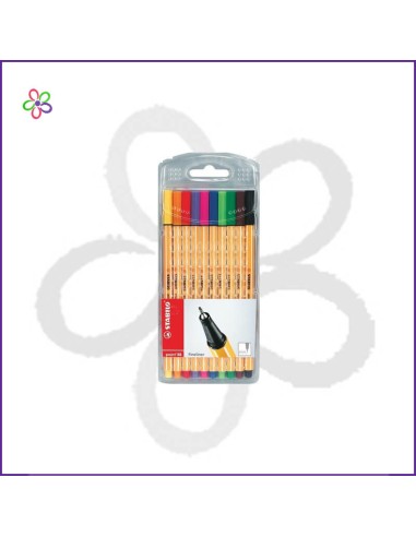 Rotuladores Stabilo  point 88 10 colores