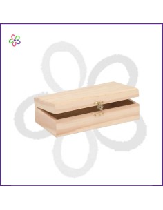 Caja de madera natural