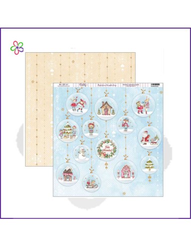 Papel scrapbook 30x30 Navidad 347