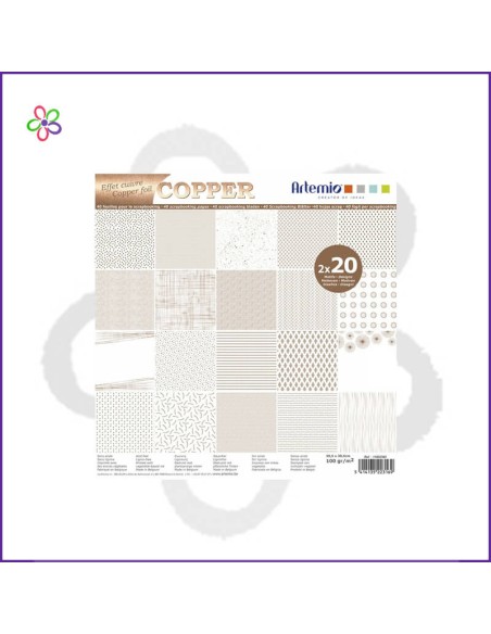 Bloc de papel decorado foil