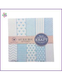 Papel kraft azul 280gr.