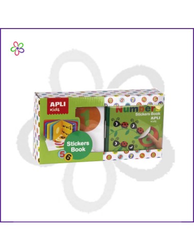 Libro de gomets números Apli