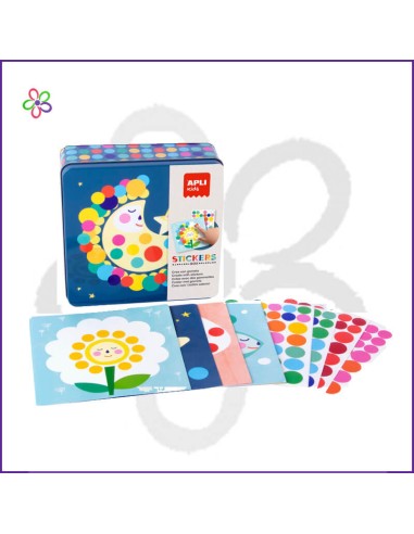 Juego de gomets luna Apli