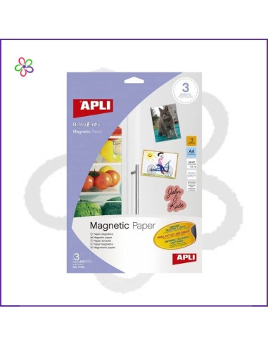 Papel magnético inkjet 3h Apli