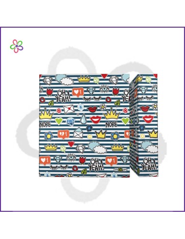 Archivador A4 4 anillas crown stickers