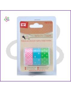 Washi Tape decorado de colores