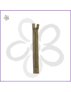 Cremallera marrón 100cm