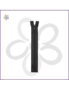 Cremallera nylon negra 18cm