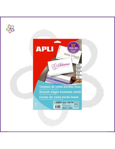 Tarjetas de visitas Apli 10609