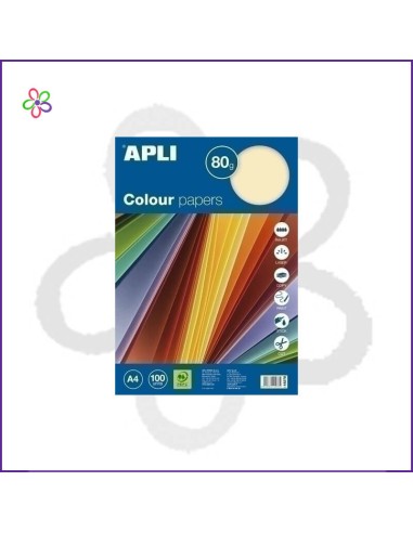 Papel A4 Apli 100h pastel
