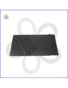 Carpeta de gomas A5 PVC negra
