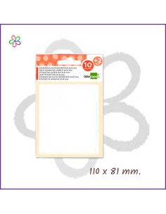 Etiquetas 81x110 mm Liderpapel