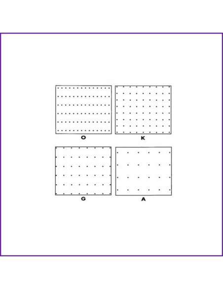 Papel puntonido de abeja y smock O