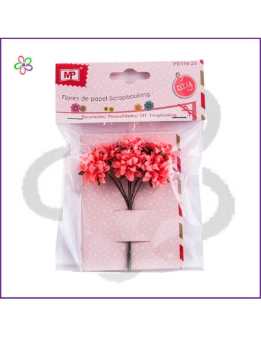 Ramillete de flores de papel