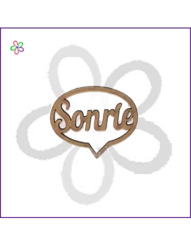 Silueta letras "sonríe" Dayka