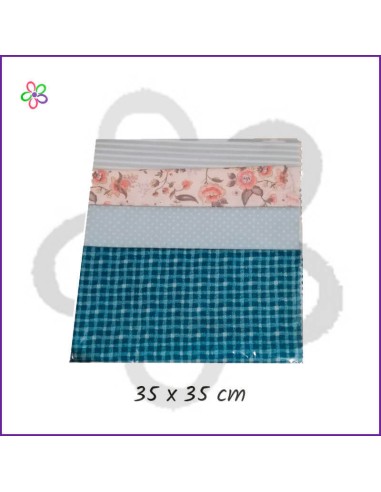 Telas patchwork 4 unidades