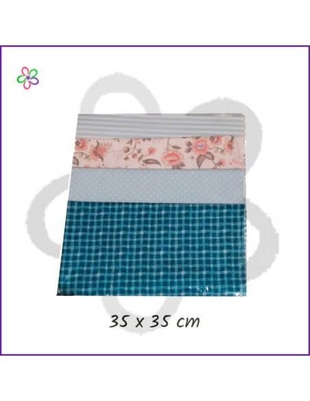 Telas patchwork 4 unidades