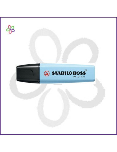 Marcador Stabilo Boss original azul...
