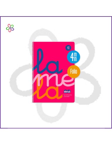 Cuaderno Lamela Fº tapa plástico 80h 5mm
