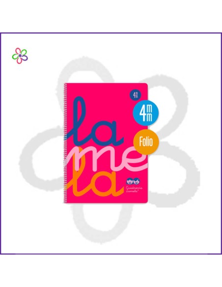 Cuaderno Lamela Fº tapa plástico 80h 5mm
