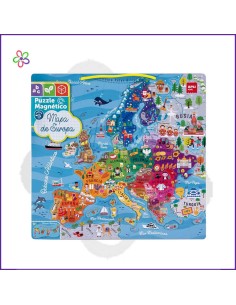 Puzle magnético mapa de Europa