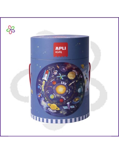 Puzle circular sistema solar