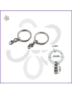 Anilla llavero con cadena