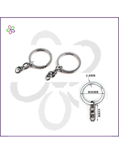 Anilla llavero con cadena