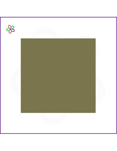 Tela algodón verde caqui