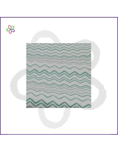 Tela patchwork precortada algodón zigzag