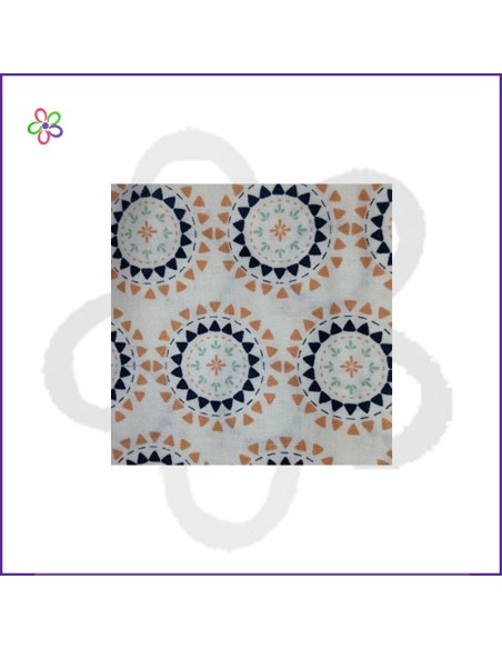 Tela patchwork precortada algodón sol