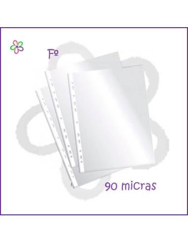 Caja 100 fundas multitaladro Fº 90...