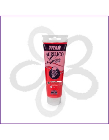 Pintura acrílica Goya Titan Rojo Cadmio