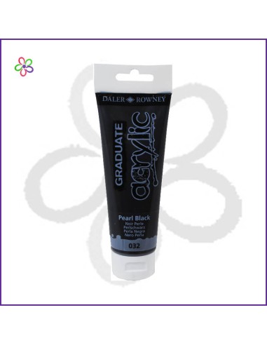 Pintura acrílica 120 ml Graduate negro