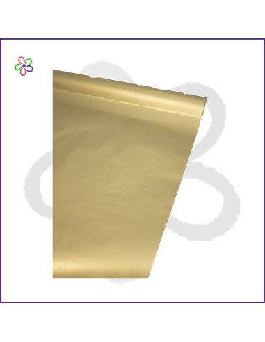 Papel kraft oro metal 75cmx20m