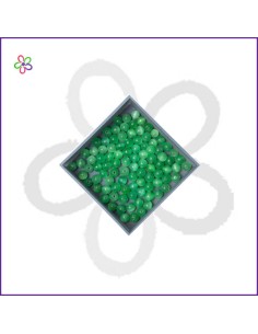 Abalorio bola ágata verde...