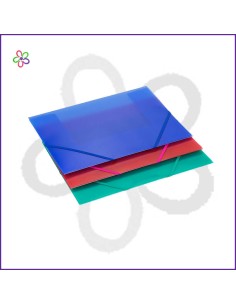 Carpeta Fº pp translucido rojo
