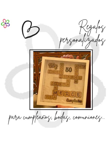 Cuadro personalizado 25x25