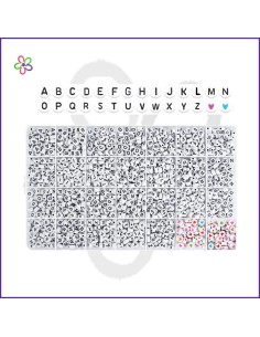 Abalorios letras alfabeto
