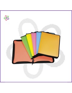 Carpeta A4 con cremallera...